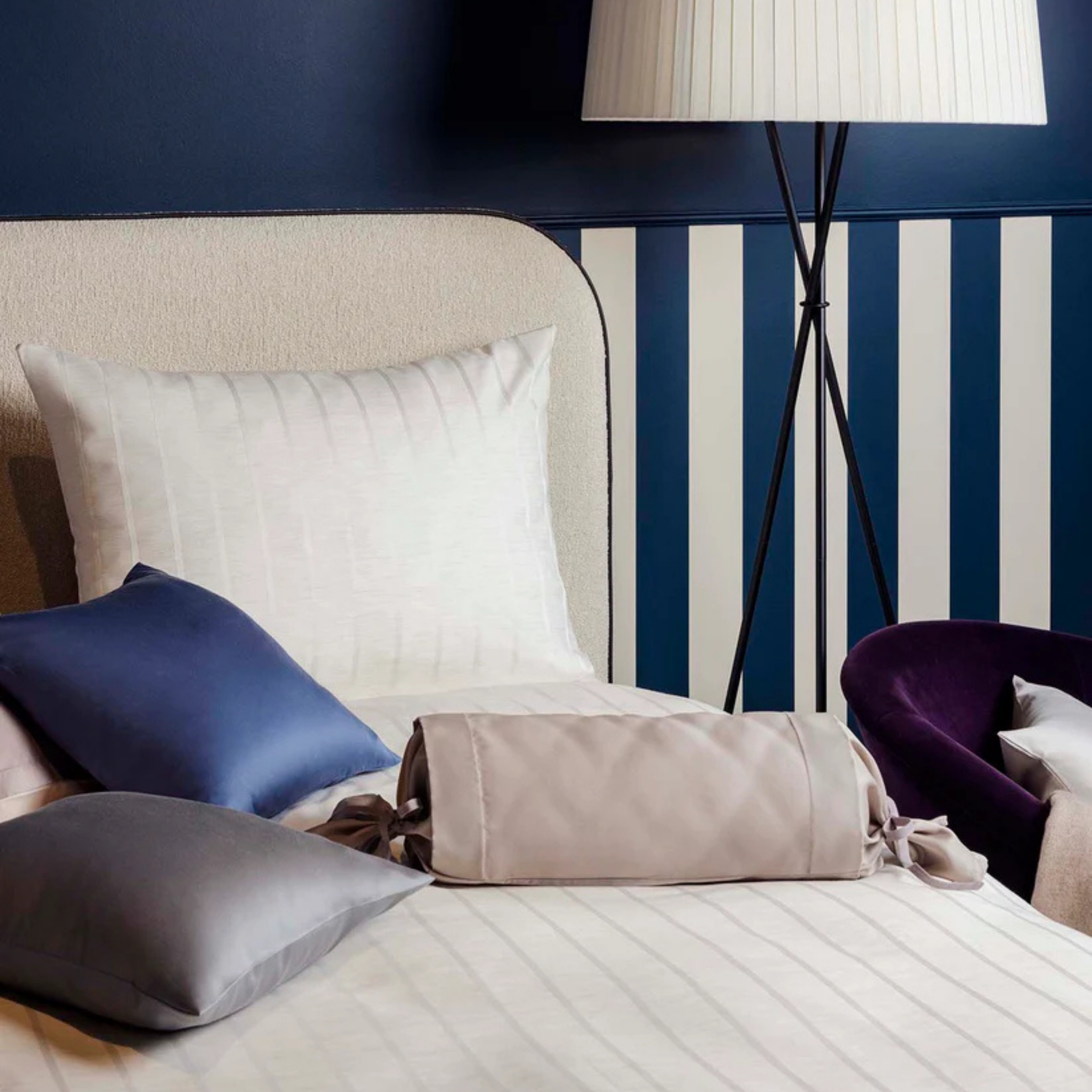 OPULENCE Streifen Pearl Kissen